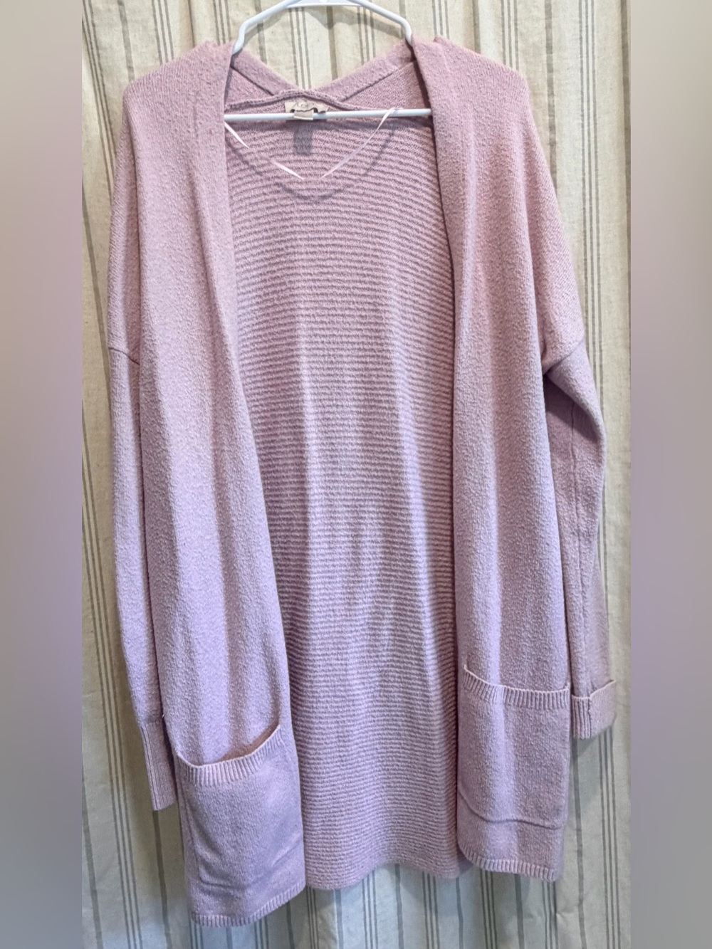LOFT Blush Pink Open-Front Women's Cardigan